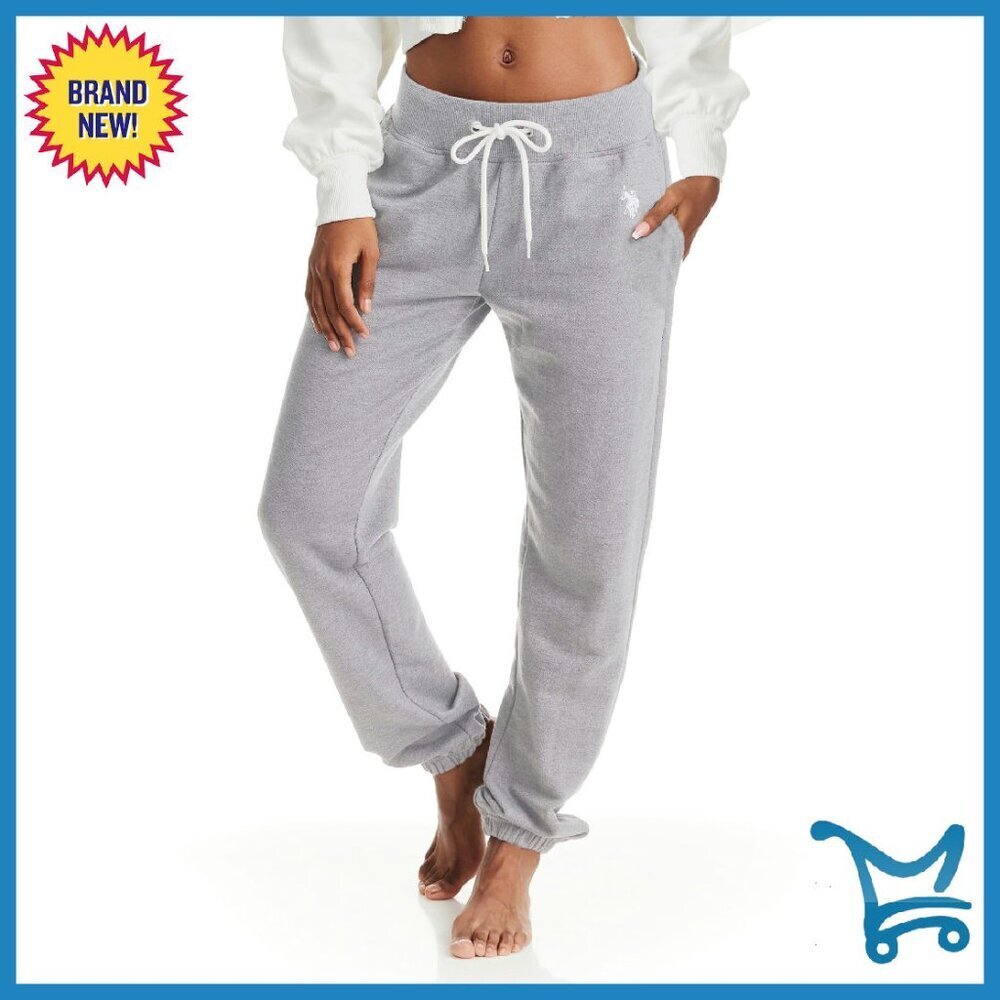 French Terry Sweatpants with Pockets Joggers Cuffed Leg Lounge Wear